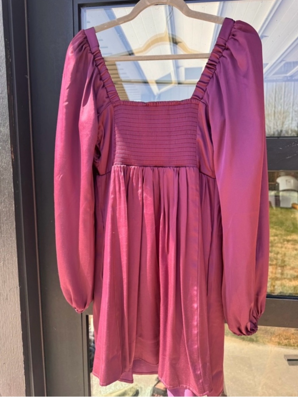 Abercrombie & Fitch Rose-Pink Mini Dress